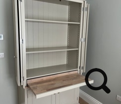 computer unit with pull out desk